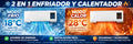 Aire Acondicionado 2 en 1 Frío y Calor - Calefactor y Ventilador de Pared - Control Remoto